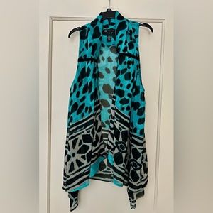 INC INTERNATIONAL CONCEPTS Lightweight Vest/Cardigan Size 6